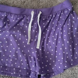 Joe Boxer Purple Polka Dot Women's Pajama Shorts